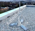 Komplet WiFi  konzola na ploch strechu vka 150cm - betony- guma-kotvy