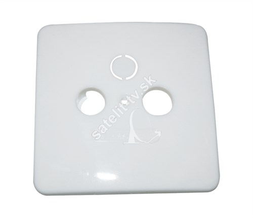 Krytka na účastnícke zásuvky Triax AD 23 TV-R- SAT Biela