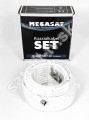 Koaxilny kbel Megasat 120dB SET v krabici 10m