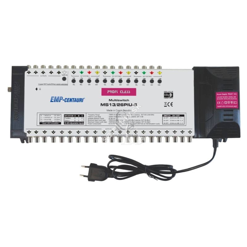Multiswitch pre 3 družice EMP-Centauri MS13/26 PIU-6